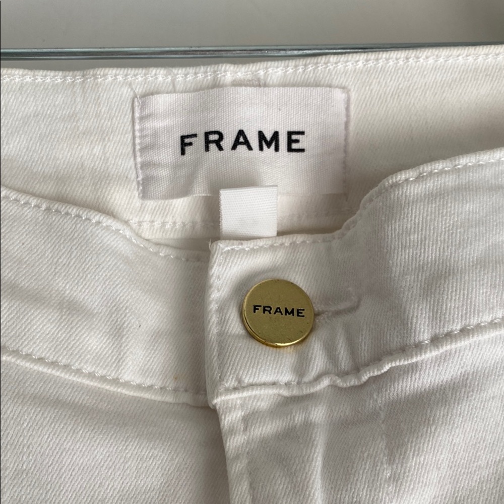 Frame Denim Ivory Flare Jeans - Picture 2 of 5